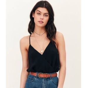 Urban Outfitters drapey Black tank